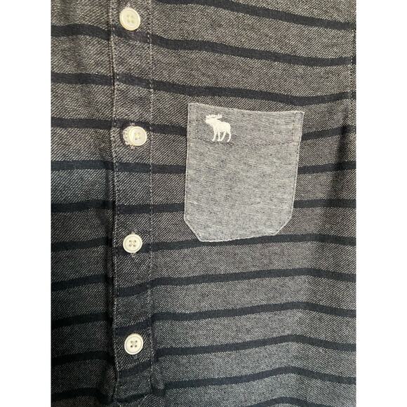 Abercrombie Kids Shirt Quarter Button Up Boys 15/16*‎ - Picture 5 of 7